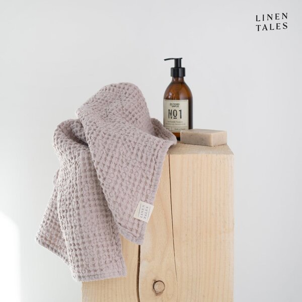 Svijetlo ružičasti ručnici i kuhinjske krpe u setu od 3 kom Honeycomb - Linen Tales