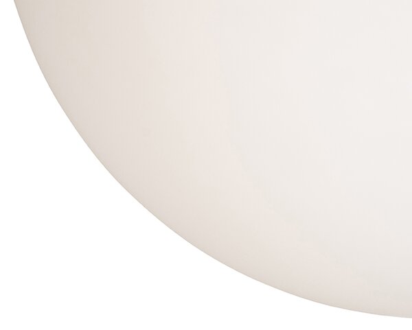 Pametna skandinavska viseća svjetiljka srebrna s opalnim staklom 50 cm uklj. WiFi A60 - Ball 50