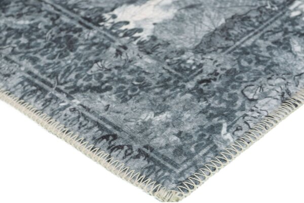 Sivi perivi tepih 150x80 cm - Vitaus