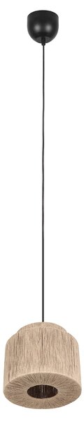 Japandi visilica crna sa smeđim užetom 31cm - Smilla
