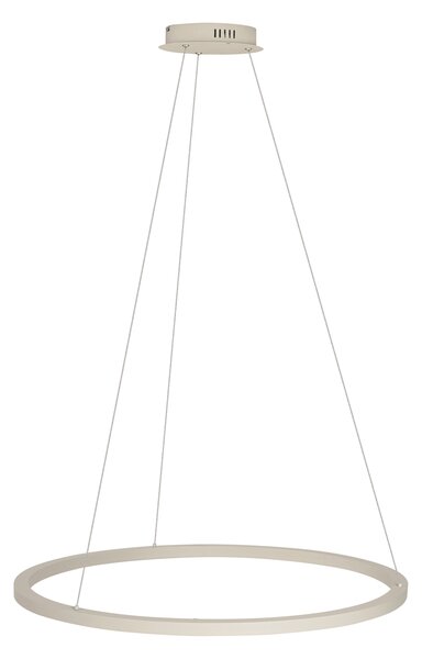 Dizajnerska viseća svjetiljka bež 80cm uklj. LED s 3-stupanjskim prigušivanjem - Girello