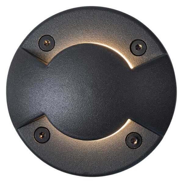 Set od 6 modernih ugradbenih reflektora crni GU10 50mm s 2 svjetlosna efekta IP65 - Cellar