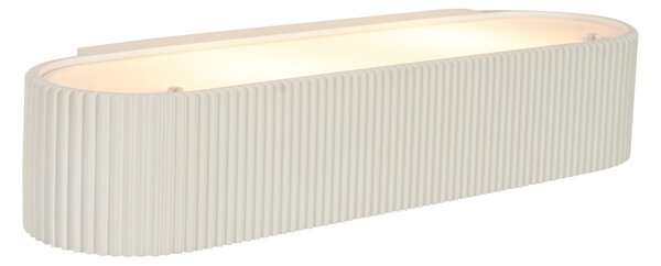 Skandinavska zidna svjetiljka bež UFO 2-svjetla - Plaster