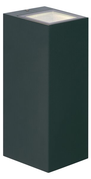 Moderna zidna svjetiljka tamnozelena 2 svjetla GU10 70mm IP54 - Baleno