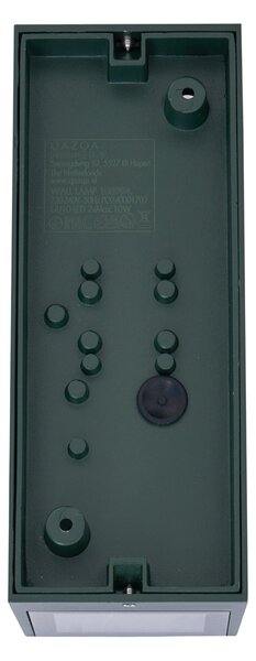 Moderna zidna svjetiljka tamnozelena 2 svjetla GU10 70mm IP54 - Baleno