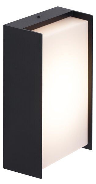 Moderna vanjska zidna svjetiljka crna uklj. LED IP65 - Packet