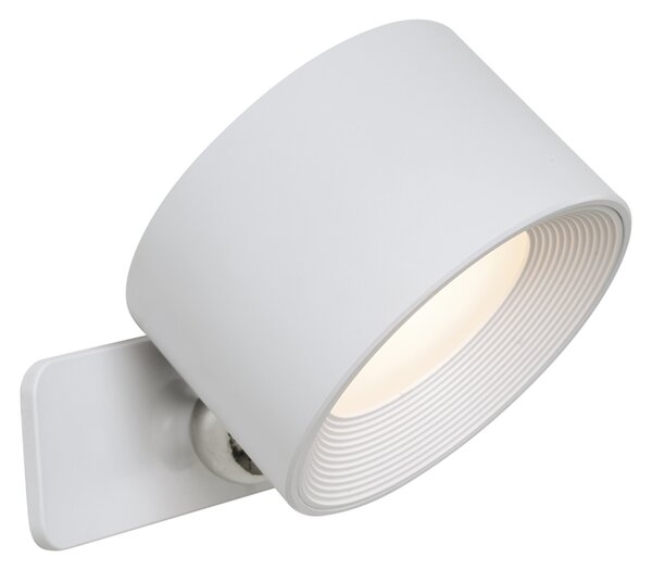 Set od 4 moderne zidne i stropne svjetiljke bijele boje uklj. LED punjive - Bright