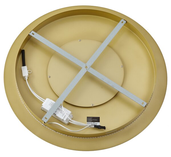 Moderna stropna svjetiljka zlatna 60 cm uklj. LED s mogućnošću prigušivanja u 3 koraka - Morning