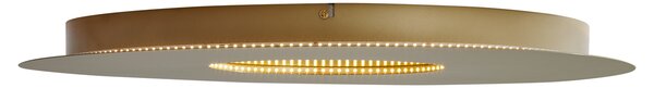 Moderna stropna svjetiljka zlatna 60 cm uklj. LED s mogućnošću prigušivanja u 3 koraka - Morning