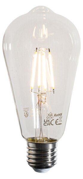 Set od 5 E27 LED žarulja sa žarnom niti ST64 prozirne 4W 470 lm 2700K