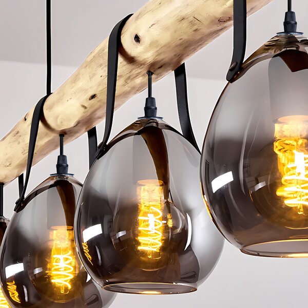 Viseća lampa APP1775-4CP WOOD GREY
