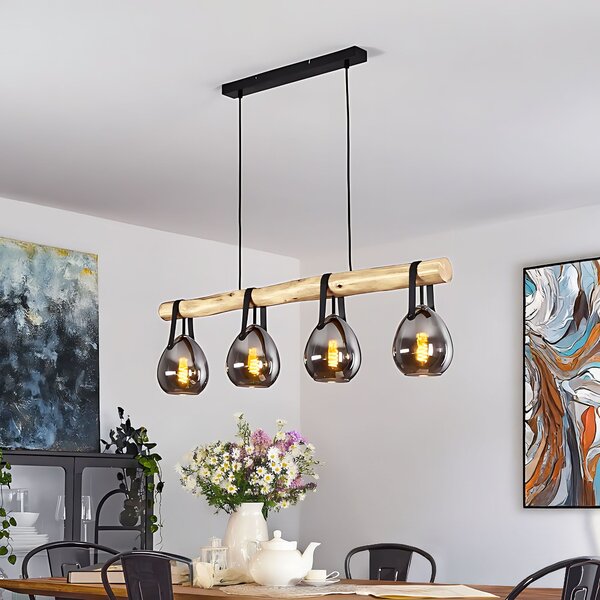 Viseća lampa APP1775-4CP WOOD GREY