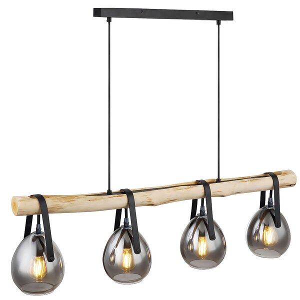 Viseća lampa APP1775-4CP WOOD GREY