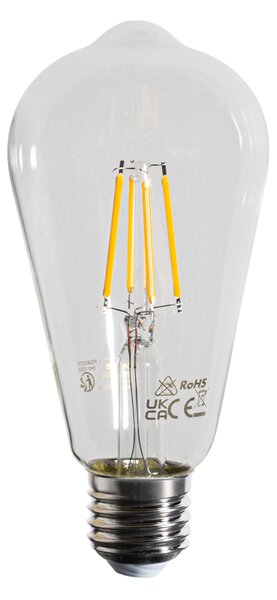Set od 5 E27 LED žarulja sa žarnom niti ST64 prozirne 4W 470 lm 2700K