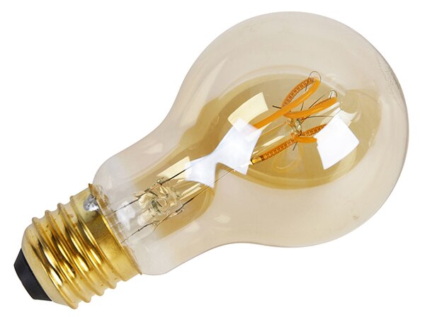 Set od 5 LED spiralnih žarulja s filamentom E27 A60 Goldline 2W 150lm 2200K