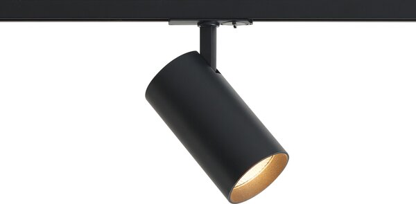 Moderni reflektor crni za 1-fazni sustav tračnica uklj. LED - Iconic Mark
