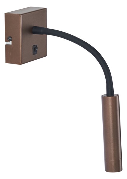 Moderna brončana zidna svjetiljka s USB-C priključkom - Gosna