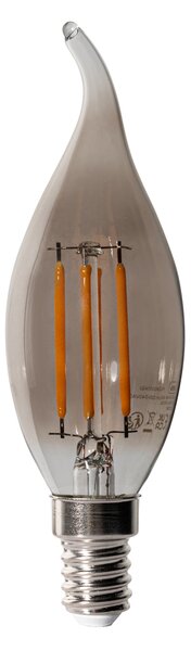 Set od 5 E14 prigušivih LED žarulja BXS35 Smoke 4W 300 lm 2200K