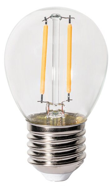 Set od 5 E27 prigušivih LED žarulja P45 prozirno staklo 3W 250 lm 2200K