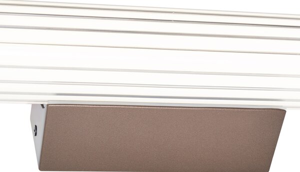 Retro zidna svjetiljka brončana 60,4 cm uklj. LED IP44 - Coco