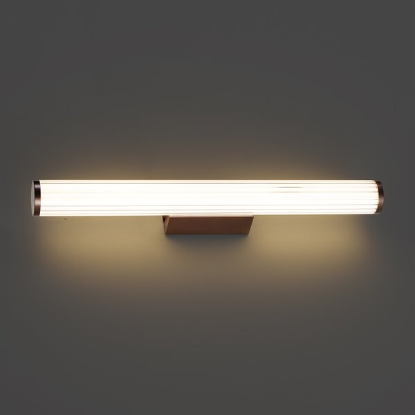 Retro zidna svjetiljka brončana 60,4 cm uklj. LED IP44 - Coco