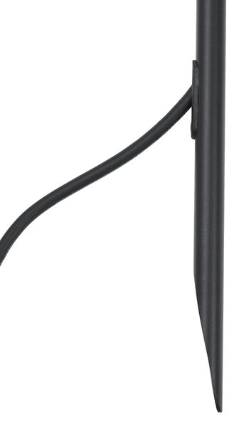 Reflektor crni 80 cm uklj. LED podesivi IP65 uklj. kabel i utikač - Carl