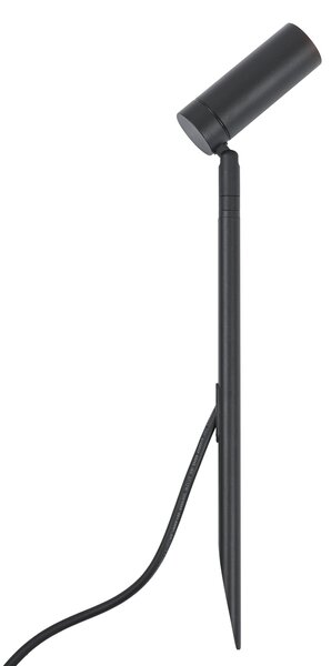 Reflektor sa šiljkom crni 40 cm uklj. LED podesivi IP65 uklj. kabel i utikač - Carl