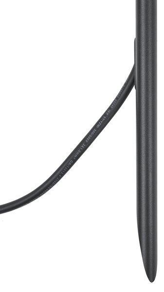 Reflektor sa šiljkom crni 40 cm uklj. LED podesivi IP65 uklj. kabel i utikač - Carl
