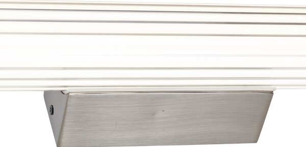 Retro zidna svjetiljka metalik 60,4 cm uklj. LED IP44 - Coco