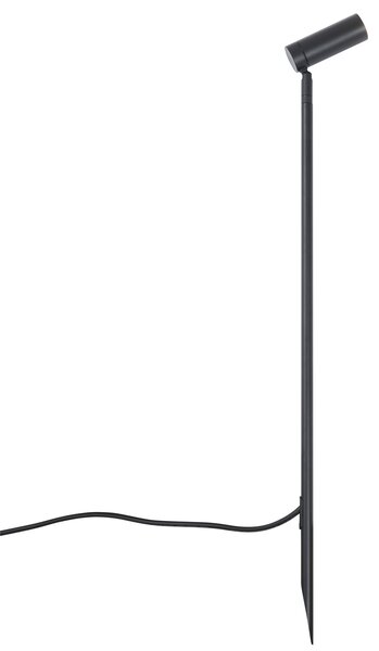 Reflektor crni 80 cm uklj. LED podesivi IP65 uklj. kabel i utikač - Carl