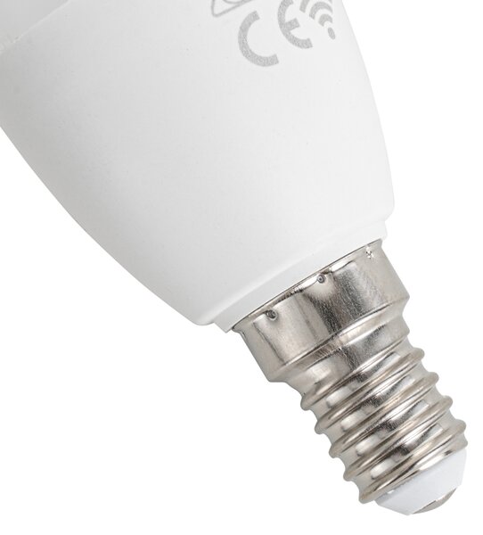 Set od 5 pametnih E14 LED žarulja C37 Opal RGBW 4,9W 470 lm 2700-6500K