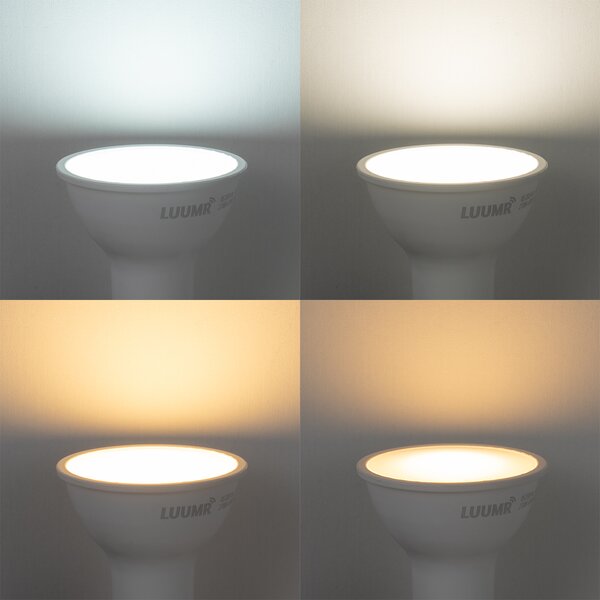 Set od 5 pametnih GU10 50mm prigušivih LED žarulja Opal 4.7W 400 lm 2700-6500K