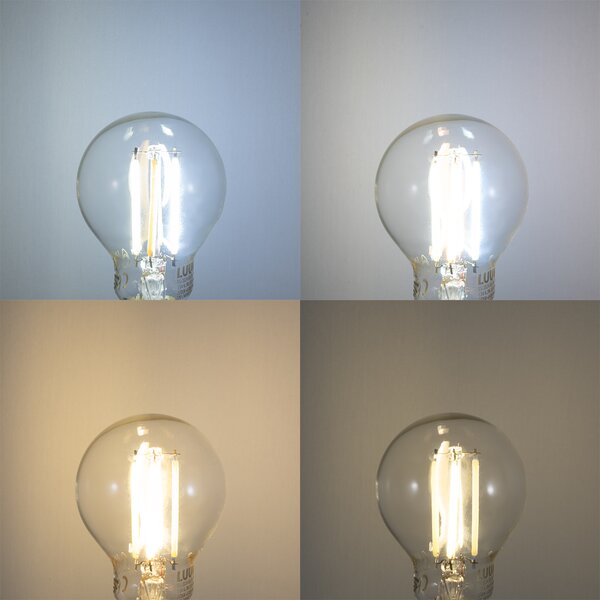 Set od 5 pametnih E14 LED žarulja P45 prozirnih 4,2W 470 lm 2700-6500K