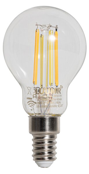 Set od 5 pametnih E14 LED žarulja P45 prozirnih 4,2W 470 lm 2700-6500K