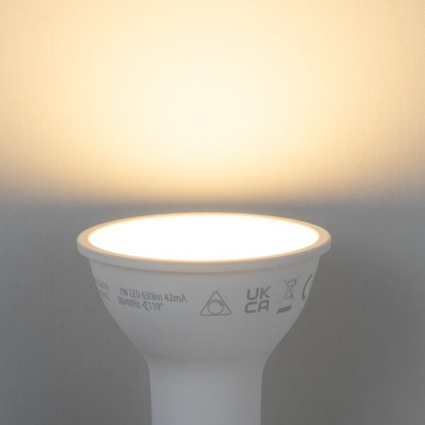 Set od 5 pametnih GU10 50mm prigušivih LED žarulja Opal 7W 630 lm 2700K