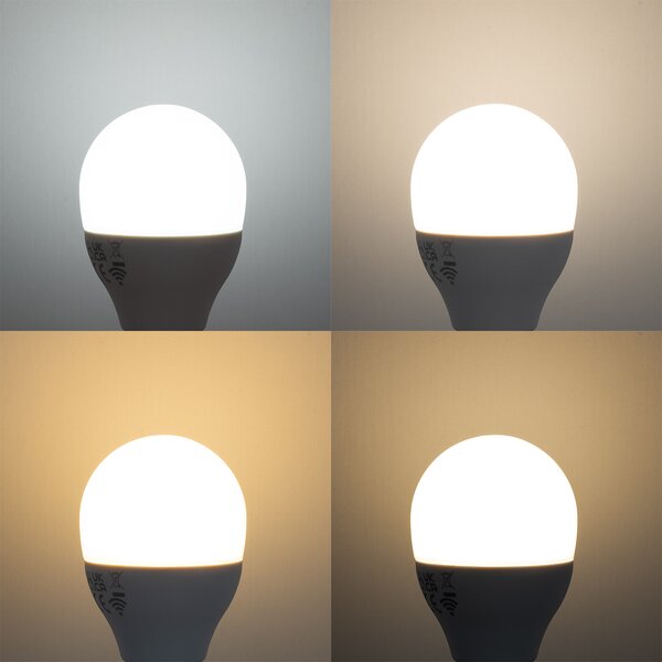 Set od 5 pametnih E14 LED žarulja G45 Opal RGBW 4,9W 470 lm 2700-6500K