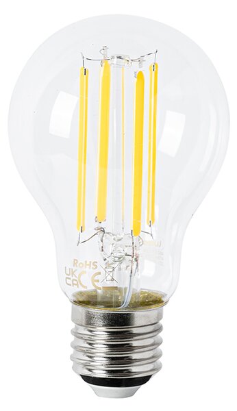 Set od 5 LED žarulja E27 A60 prozirne 2,2 W 470 lm 2700 K