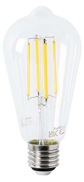 Set od 5 LED žarulja E27 ST64 prozirne 2,2 W 470 lm 2700 K