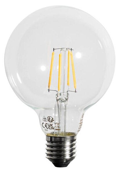 Set od 5 E27 prigušivih LED žarulja G95 5W 450 lm 3000K