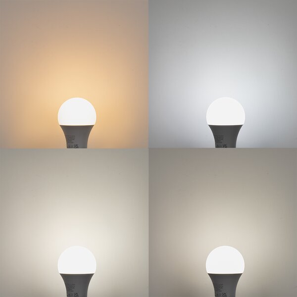 Set od 3 pametnih LED žarulja E27 A60 mat RGBW 8,5W 806lm 2700K