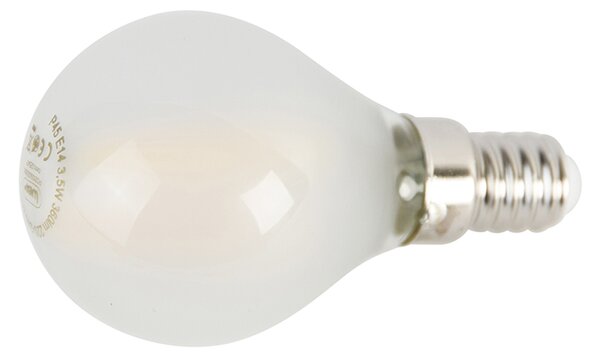 Set od 4 LED žarulja E14 P45 mat 3.5W 360lm 2700K