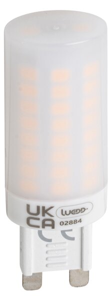 Set od 5 prigušivih LED žarulja G9 s 3 stupnja prigušenja, opal, 4,5 W, 500 lm, 2700 K