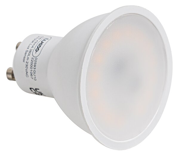 Set od 5 GU10 LED žarulja s senzorom sumraka 5W 380lm 2700K