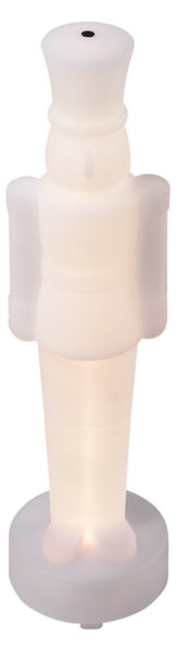 Božićna stolna lampa bijela, uključujući LED, mogućnost prigušivanja i punjiva RGBW-IC - Nutcracker