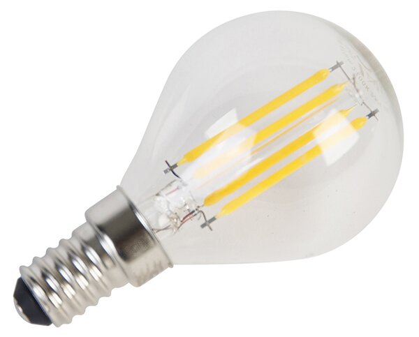 Set od 5 E14 LED žarulja s filamentom P45 4W 470 lm 2700K