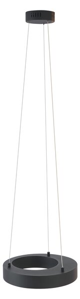 Moderna viseća svjetiljka crna 35 cm s 3-stupanjskim prigušivanjem - Organici