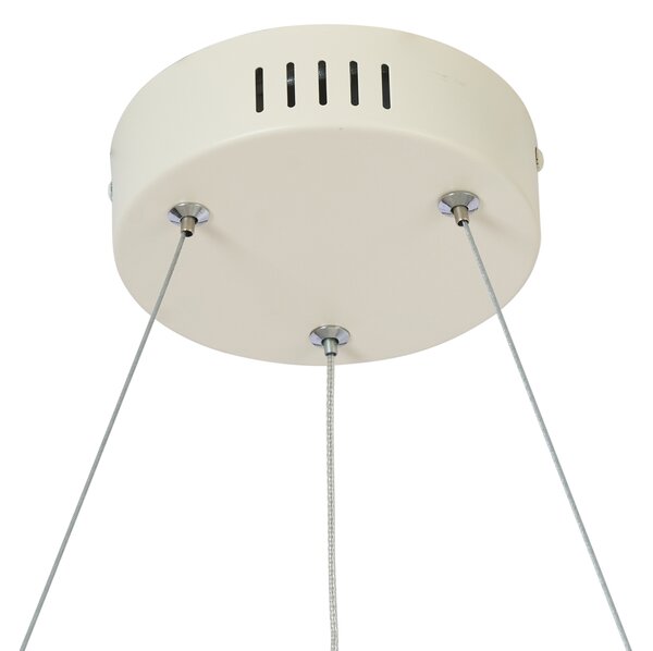 Skandinavska viseća svjetiljka bež 72 cm uklj. LED s 3-stupanjskim prigušivanjem - Circuit