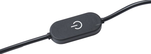 Dizajnerska stolna svjetiljka bež, uklj. LED s 3-stupanjskim prigušivanjem - Boomerang