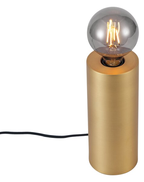 Moderna stolna svjetiljka mjedena 24 cm - Cylinder