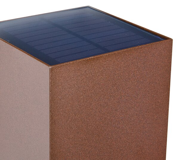 Vanjska zidna svjetiljka hrđavo smeđa uklj. LED IP65 solarna - Charlene